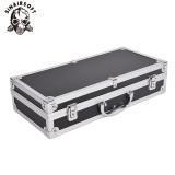 SINAIRSOFT Aluminum Alloy Tactical Hard Pistol Gun Case Padded Foam Carry Hand Hunting Army