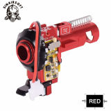 SINAIRSOFT Tactical PRO CNC Aluminum Red Hop up Chamber with LED Airsoft AEG Ver.2 Gearbox