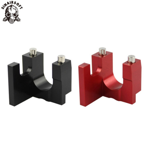 SINAIRSOFT High Quality CNC Aluminum Well Lock Bracer Hop-up Brace for M4 / M16 Series Airsoft AEG