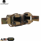 EMERSONGEAR Tactical Molle Double Magzine 9mm Pistol Mag Pouch For SS Vest Open Top