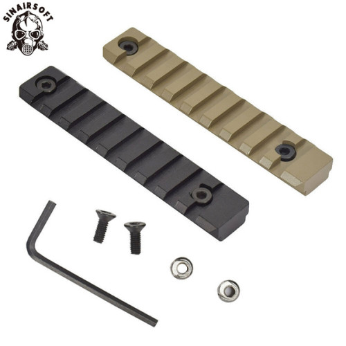SINAIRSOFT 9 Slot KeyMod Rail CNC Lightweight Rail Cover 21mm Picatinny Rail Mount