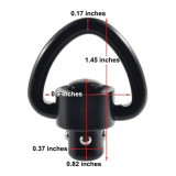SINAIRSOFT Rifle Push Button QD Release Sling Swivel Mount Ring for Most Weapon with a Sling Swivel Mount Rifle Hunting Gun Accessories