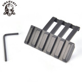 SINAIRSOFT Tactical 5 Slots 45 Degree Angle Offset Adapter 20mm  Picatinny Rail Mount