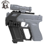 SINAIRSOFT Glock Tactical Series Guide Rail Base Quick Load Device (For G17 , G18 , G19) Quick Suspension Replacement