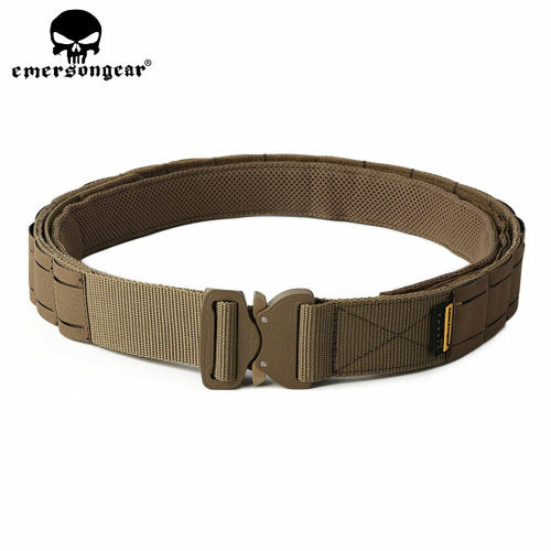 EMERSONGEAR Tactical MOLLE Belt Laser Cut Metal Buckle Combat Belts Quick Release