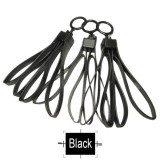 SINAIRSOFT Tactical KD ASP Style Tri-Fold Constraint Band Disposable Plastic Cable Tie Strap Yellow BK Decorative Handcuffs Belt (3PCS/set)