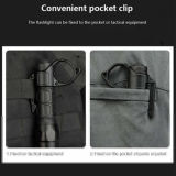  SINAIRSOFT Tactical Flashlight Adapter Ring Light Torch Mount Plastic Clip Handheld Holder