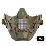 SINAIRSOFT Tactical Warrior Mesh Iron Half Face Mask Airsoft Helmet Masks Outdoor Hunting