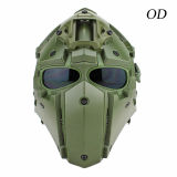 SINAIRSOFT Outdoor Tactical G4 Full Face Helmet Mask + Goggles Airsoft Paintball CF CS Game