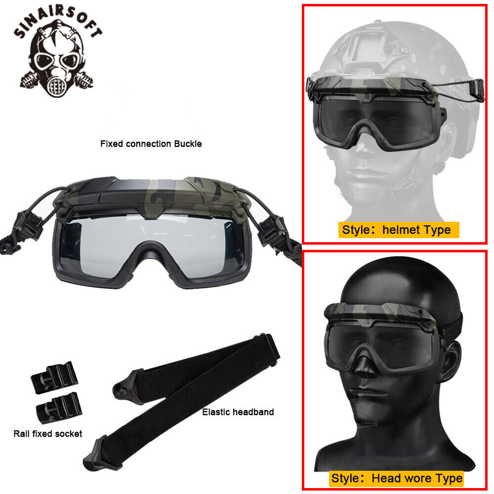 Ach Arc Airsoft Helmet Side Rail Set - Nylon Rail Accessories For MICH ...