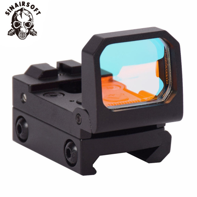 SINAIRSOFT Tactical RMT Flip Folding Rifle & pistol Red Dot Reflex Sight 3 MOA 20 mm Rail