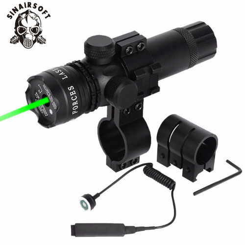 SINAIRSOFT Tactical Red Green Dot Scope Laser Sight Airsoft Gun Rifle Pistol Hunting Mount