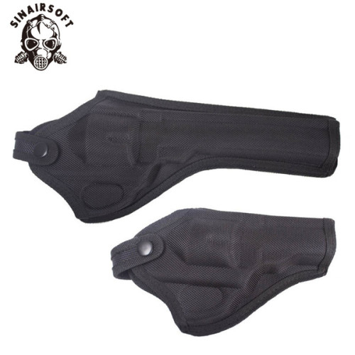 SINAIRSOFT Tactical Gun Revolver Holster Airsoft Pistol Holster Oxford Universal Revolver Duty Case Hunting Pistol Case For Revolver Sleeve