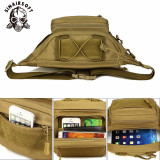 SINAIRSOFT Outdoor Tactical Multifunction Waist Pack Civilian Combat Camping Sport Hunting Bag Waterproof Athletic Chest bag