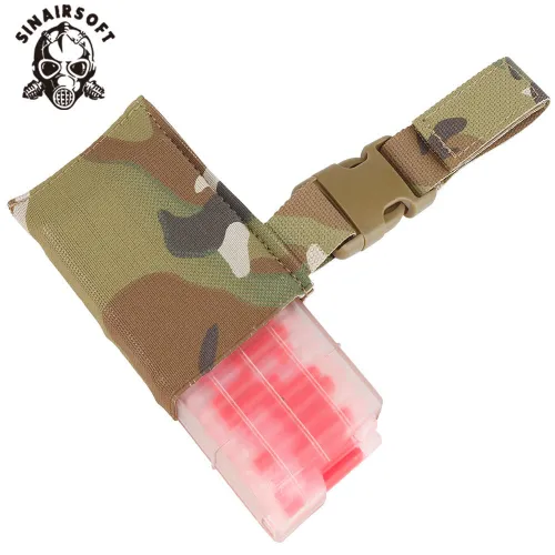SINAIRSOFT Tactical Marking Light Dispenser Belt Mounted Pouch Hanger Fluorescent Label Glow Lighting Signal Sticks Paintball Accessories