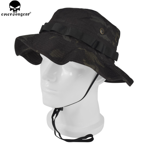EMERSONGEAR  Bonnie Cap Camouflage Hat Multicam Black Emerson Wargame Sports Fishing Outdoor Actitivies Cap