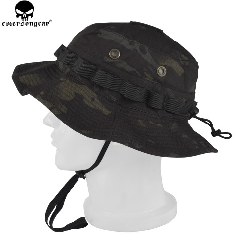 EMERSONGEAR  Bonnie Cap Military Army Camouflage Hat Multicam Black Emerson Wargame Sports Fishing Outdoor Actitivies Cap