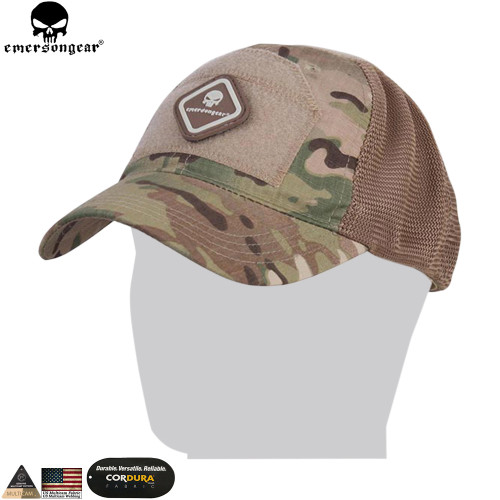 EMERSONGEAR Tactical Camouflage Mesh Baseball Cap Outdoor Sports Hiking Hat Fishing Sun Hat