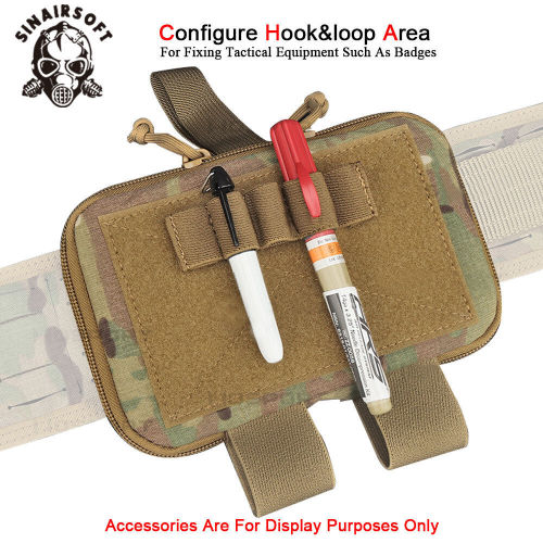 SINAIRSOFT Tactical Medic Pouch IFAK First Aid Survival Kit Trauma Bag Laser-cut Belt Pack