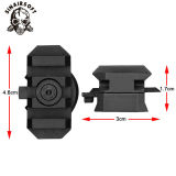 SINAIRSOFT Helmet Side Rail Flashlight Mount Adapter 360 Degree Rotat for Tactical Helmet