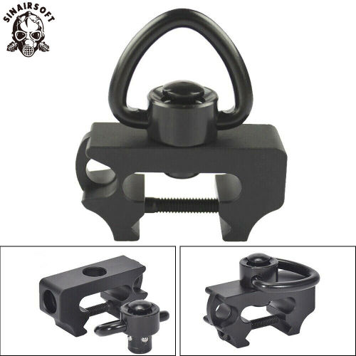  SINAIRSOFT Tactical Quick Detach QD Sling Swivel + Adapter With Picatinny 20 mm Rail mount