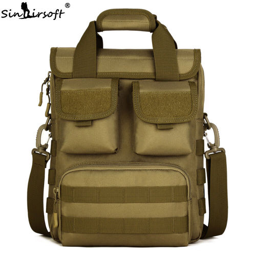 SINAIRSOFT Mens Tactical Shoulder Messenger Bags Molle Multifunctional Tote Hiking Handbag