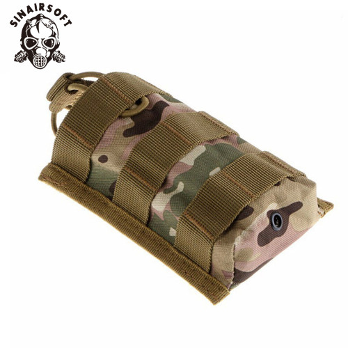 SINAIRSOFT Tactical Single Stack Molle Rifle Open Top Bag 5.56 Mag Magazine Pouch Carrier