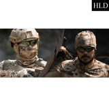 SINAIRSOFT Tactical Camouflage Quick-Drying Scarf Neck Hood Half Face Mask Hunting Cycling