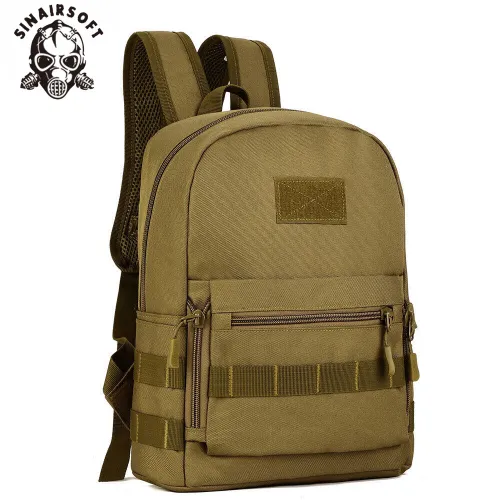SINAIRSOFT Tactical War Game Backpack  Style Climbing Bag  Hiking 10L Jungle Bag Small Rucksack Durable 5 Colors