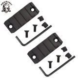 SINAIRSOFT  2 PCS Keymod 5 Slot 20mm Picatinny Rail Handguard Section Aluminum 2 inch