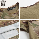 SINAIRSOFT Tactical Short Sleeve Camo Tops Combat T-Shirt Breathable Mens Shirts Training