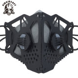SINAIRSOFT Tactical Cyberpunk Face Mask Replaceable Half-mask Filter Adjustable Strap Halloween Cosplay Butterfly Mask Airsoft Paintball