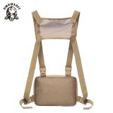 SINAIRSOFT Tactical Chest Rig Bag Harness Chest Bags Front Pack Men Hiking Riding Hunting