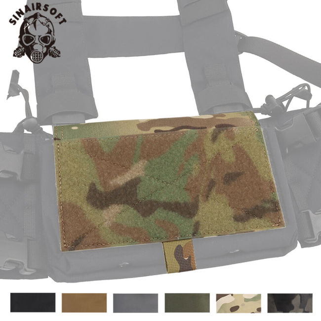 SINAIRSOFT Tactical Micro Full Flap Hook Loop MK2 MK3 MK4 Chest Rig Vest Front Panel Cover