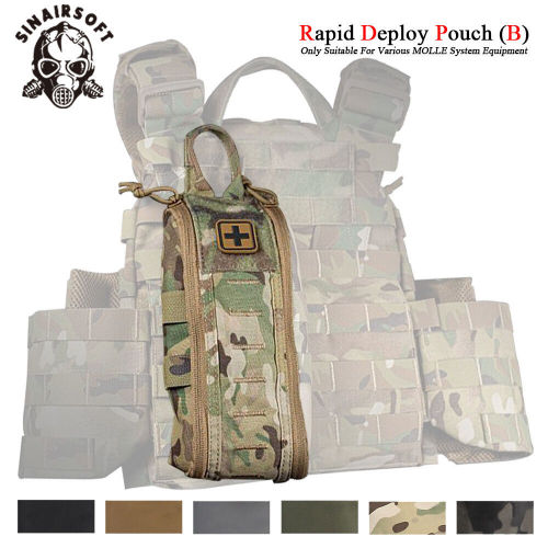 SINAIRSOFT Tactical First Aid Kit Medical Pouch IFAK Pack MOLLE Survival EMT Emergency Bags