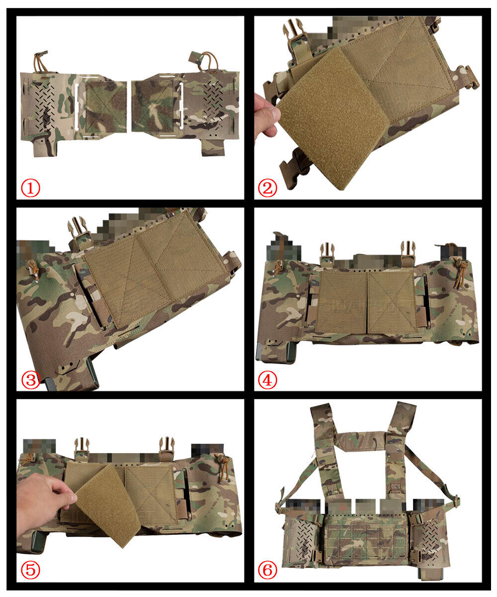 SINAIRSOFT Tactical Radio Pouch Holder Side Expander Wing for Mk2 Chest