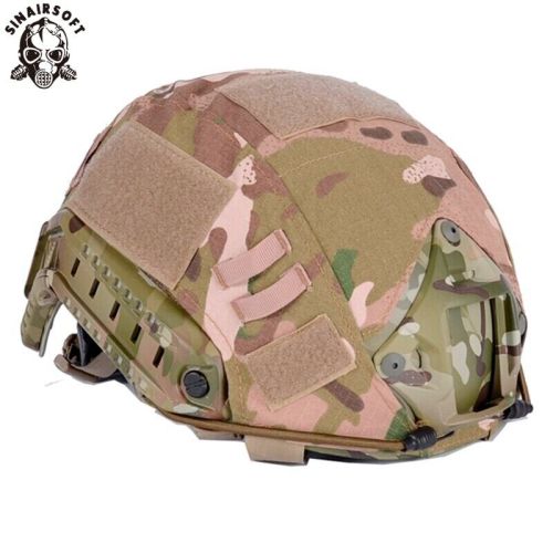  SINAIRSOFT Tactical Camo Helmet Cover Skin For Airsoft Protective Gear BJ PJ MH Fast Helmet