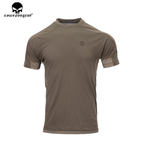 EMERSONGEAR  Blue Label Tactical Short Sleeve Mandrill Functional Shirts Outdoor Daily Sports T-shirt Combat Fitness EMB9588