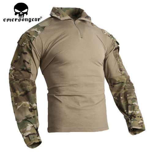  EMERSONGEAR  G3 Tactical Combat T-shirts Hunting Airsoft Tops Muliticam Long Sleeve Mens Army Military Camoflage T Shirts MCBK