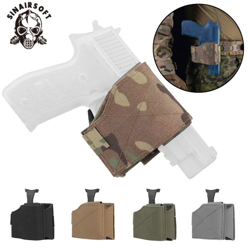 SINAIRSOFT Universal Tactical Pistol Holster Right Hand MOLLE Quick Draw For Glock G17 1911
