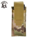 SINAIRSOFT Nylon Molle Clip Holster Single Magazine Pouch Tactical Mag Belt Holder Bag