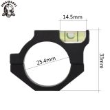 SINAIRSOFT Tactical Hunting 25.4mm 30mm Ring Bubble Level For Tube Scope Laser Sight Rifle