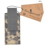 SINAIRSOFT Nylon Molle Clip Holster Single Magazine Pouch Tactical Mag Belt Holder Bag