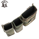 SINAIRSOFT Tactical Magazine Pouch Open Top Mag Carrier FAST 9mm 5.56 MOLLE Bag Holder Clip