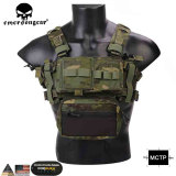 EMERSONGEAR Tactical Chest Rig MK3 Micro Fight Adjust Classic Carrier w/ 5.56 Pouch