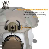 SINAIRSOFT Z-Tactical Softair Aviation Headset For FAST Helmet Rail Adapter Set