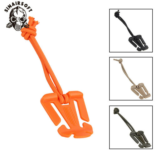 SINAIRSOFT 5Pcs Tactical Gear Clip Molle Web Dominators Backpack Strap Management Carabiner
