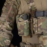 SINAIRSOFT SPUD Tactical Double 5.56 7.62 Mag Pouch Molle Radio Bag Laser-cut Storage Pack