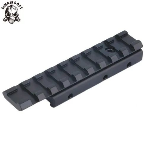SINAIRSOFT Tactical 11mm to 20mm Picatinny Rail Adapter Dovetail Scope Extend Mount