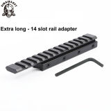 SINAIRSOFT 155mm Picatinny Weaver 11mm to 20mm Rail Adapter Riser Rail Scope Mount